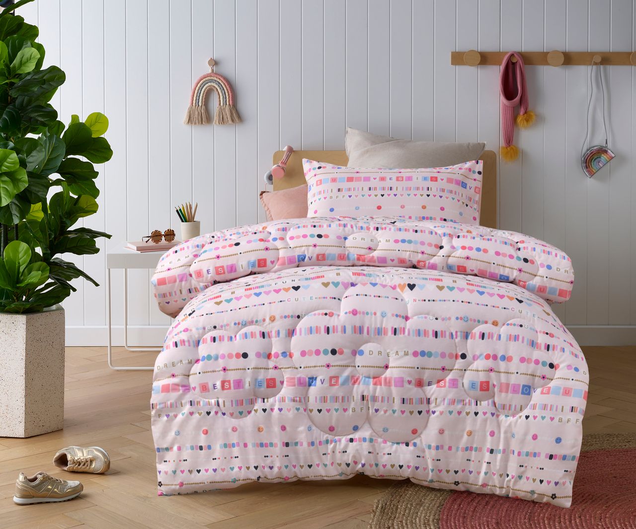 Happy Kids Swifty Washed Cotton Comforter Set - SINGLE Happy Kids Bedding