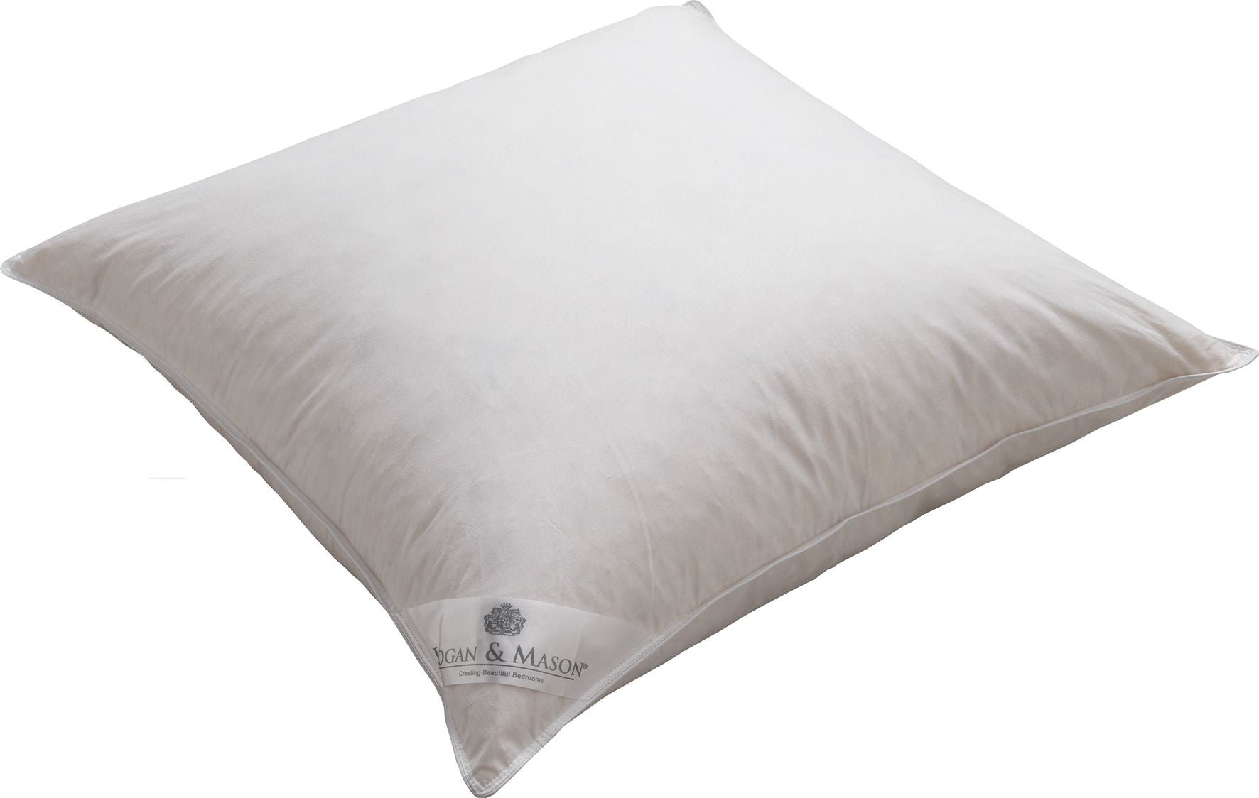 Logan & Mason 100% FEATHER Pillow EUROPEAN SIZE Logan & Mason