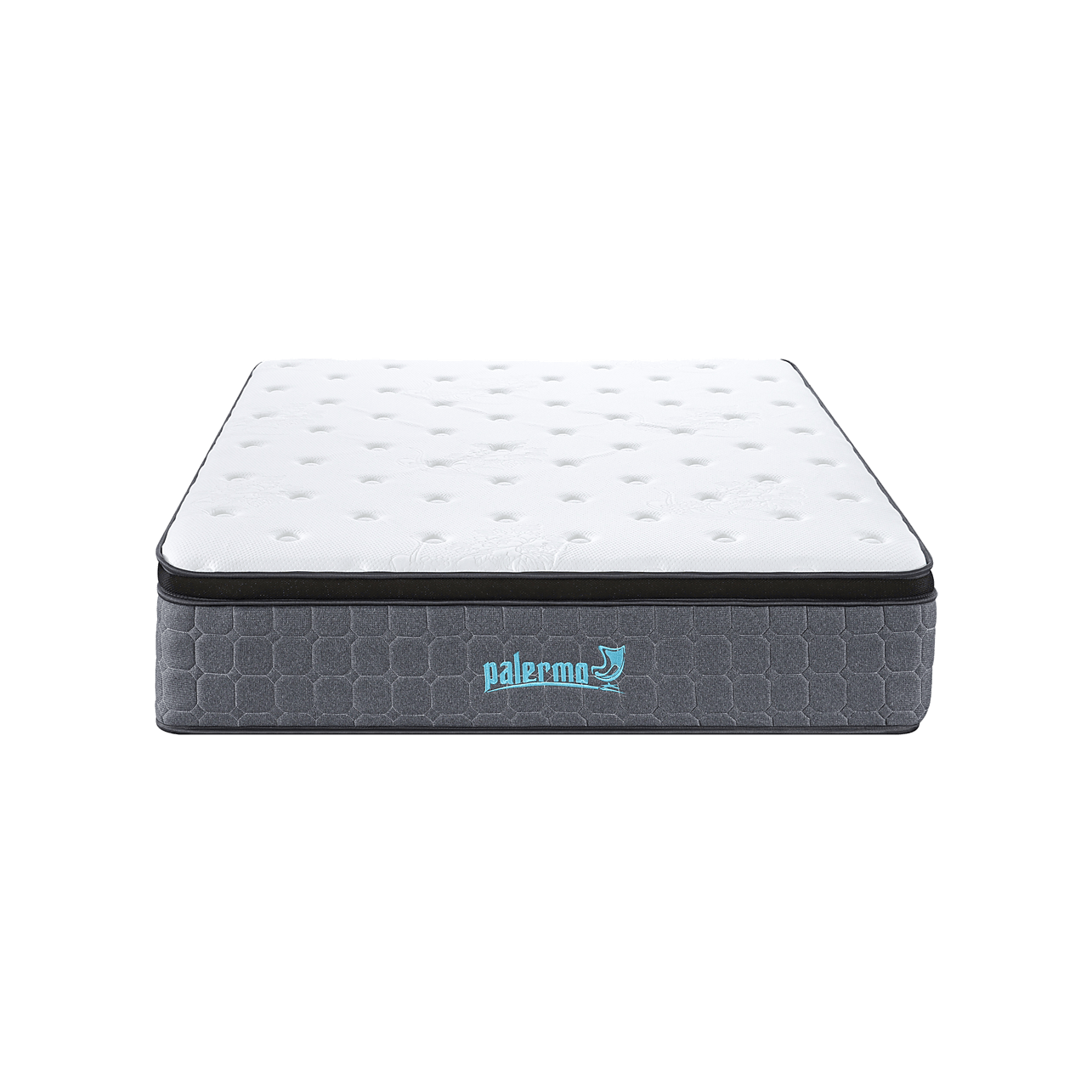 Palermo Mattresses Mattress Queen Euro Top Pocket Spring Motion Isolation - 33CM THICK
