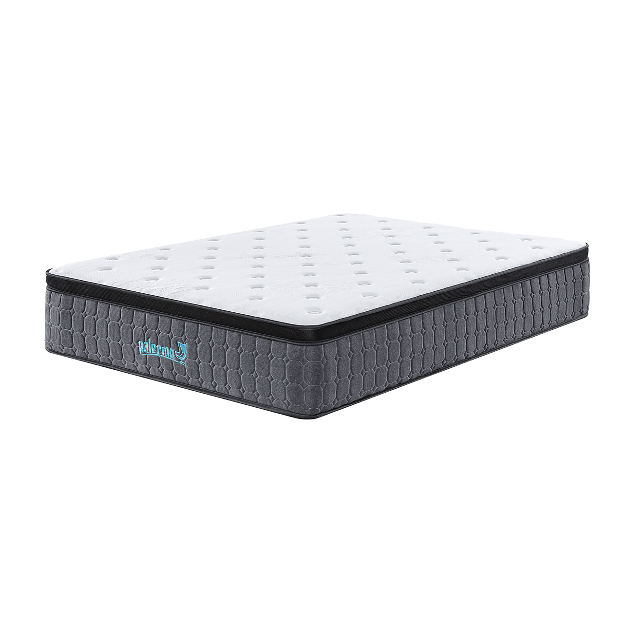 Palermo Mattresses Mattress Queen Euro Top Pocket Spring Motion Isolation - 33CM THICK