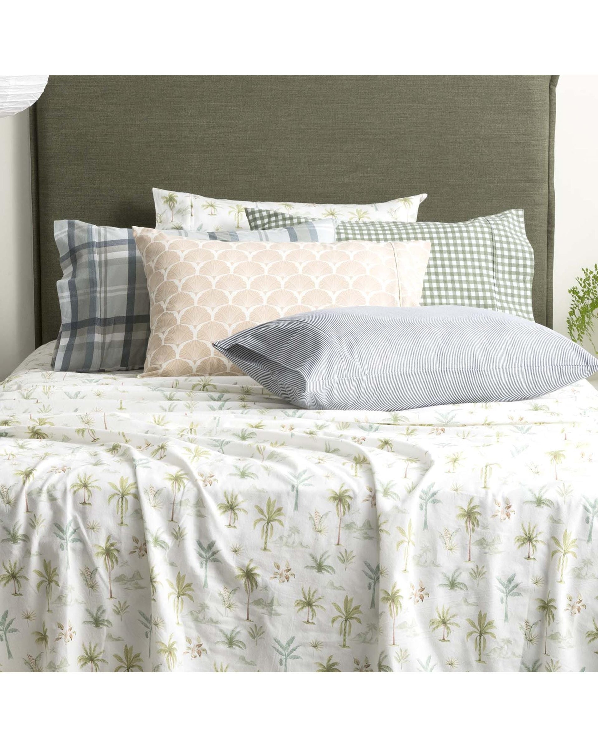 Park Avenue Bed Sheets 175 GSM Egyptian Cotton Flannelette Sheet Sets - GINKO