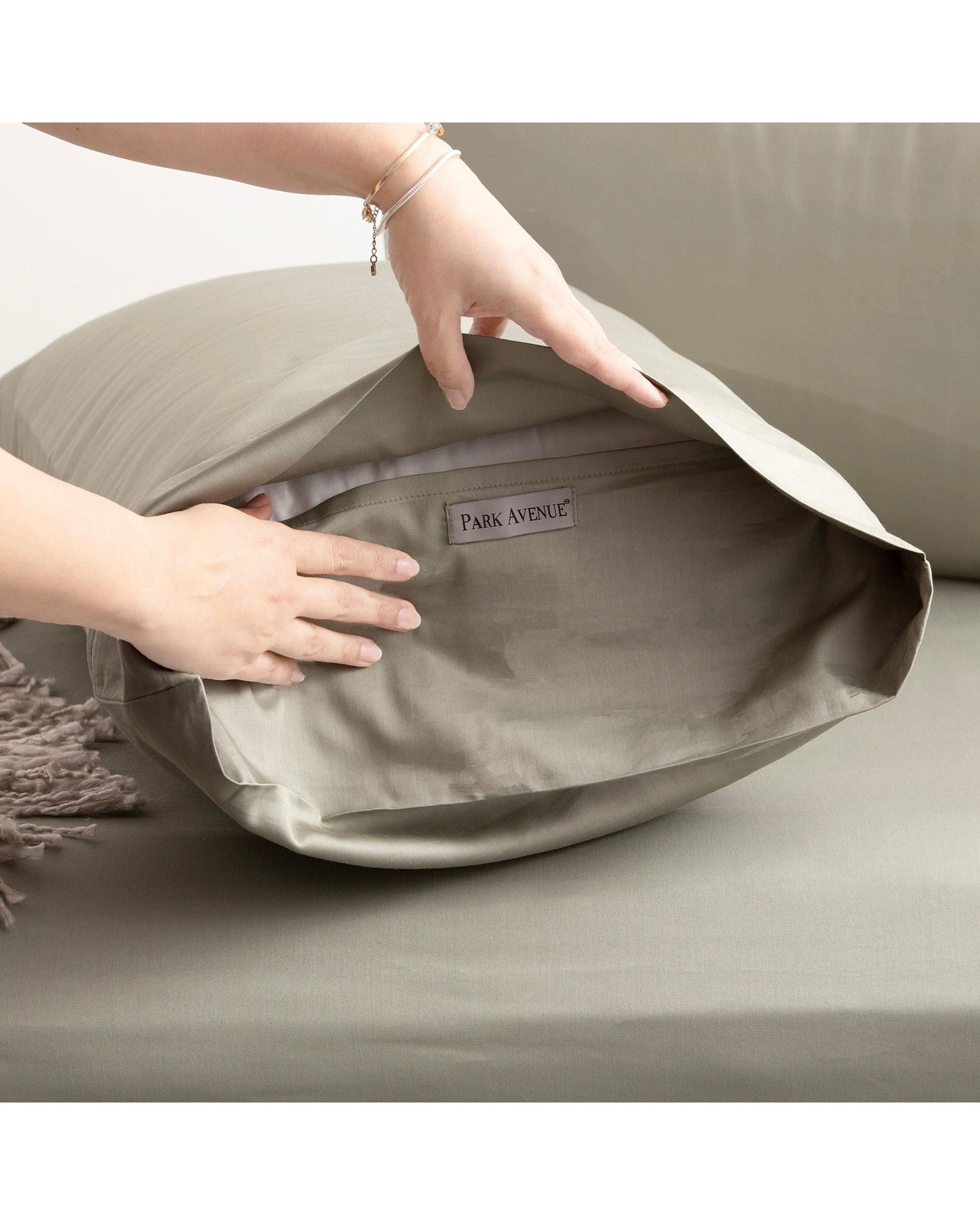 Park Avenue Bed Sheets 500 Thread Count Bamboo Cotton Combo Set - Jade