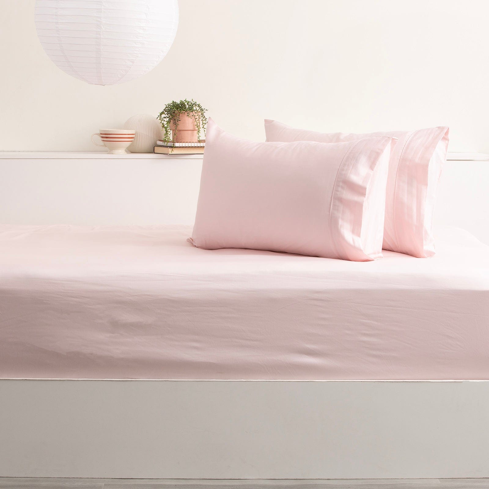 Park Avenue Bed Sheets 500 Thread Count Bamboo Cotton Combo Set - Peach