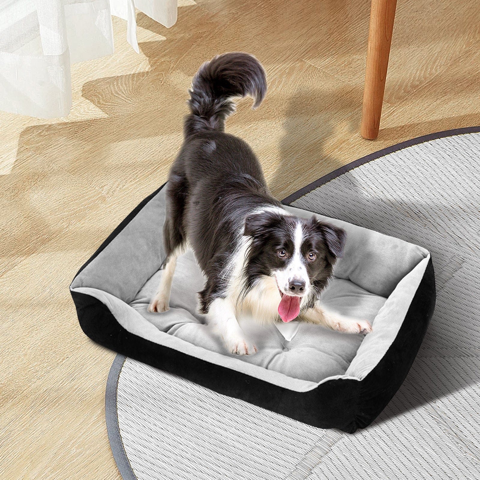 Pawfriends Cat Bed Pawfriends Dog Calming Bed Pet Cat Warm Soft Washable Portable Large Medium-sized Dog Mat M