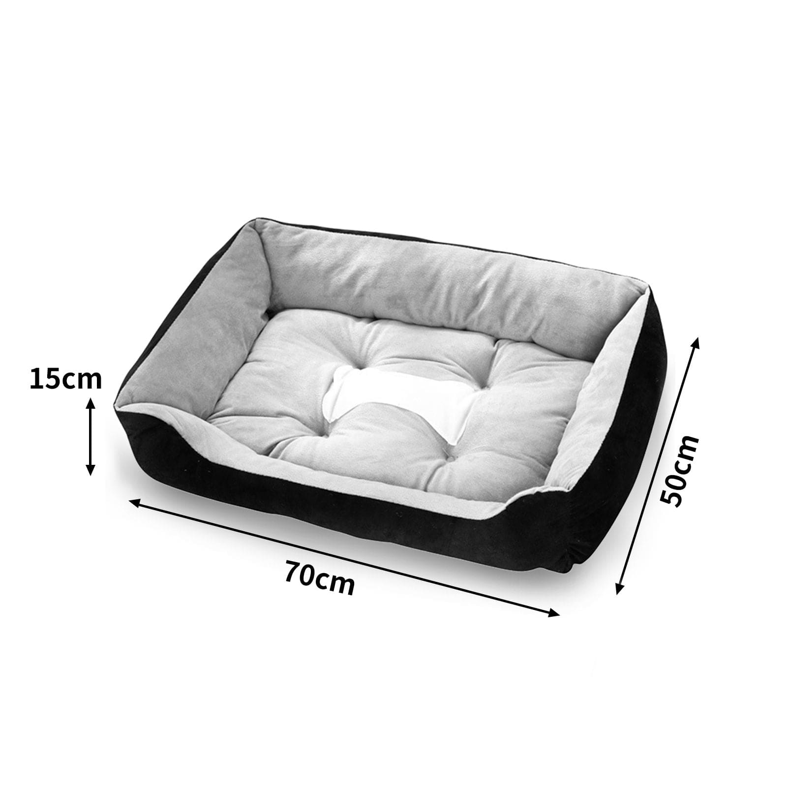 Pawfriends Cat Bed Pawfriends Dog Calming Bed Pet Cat Warm Soft Washable Portable Large Medium-sized Dog Mat M