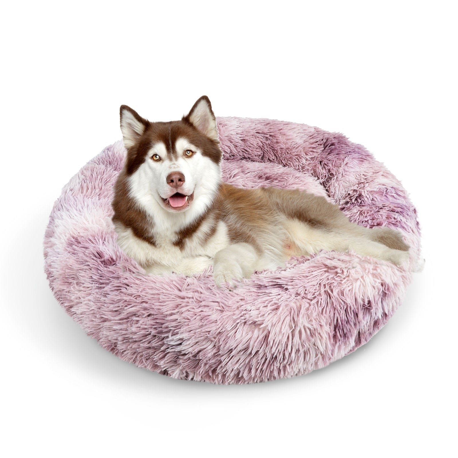 Pawfriends Cat Bed Pawfriends Dog Cat Pet Calming Bed Warm Soft Plush Round Nest Comfy Sleeping Kennel Cave 90