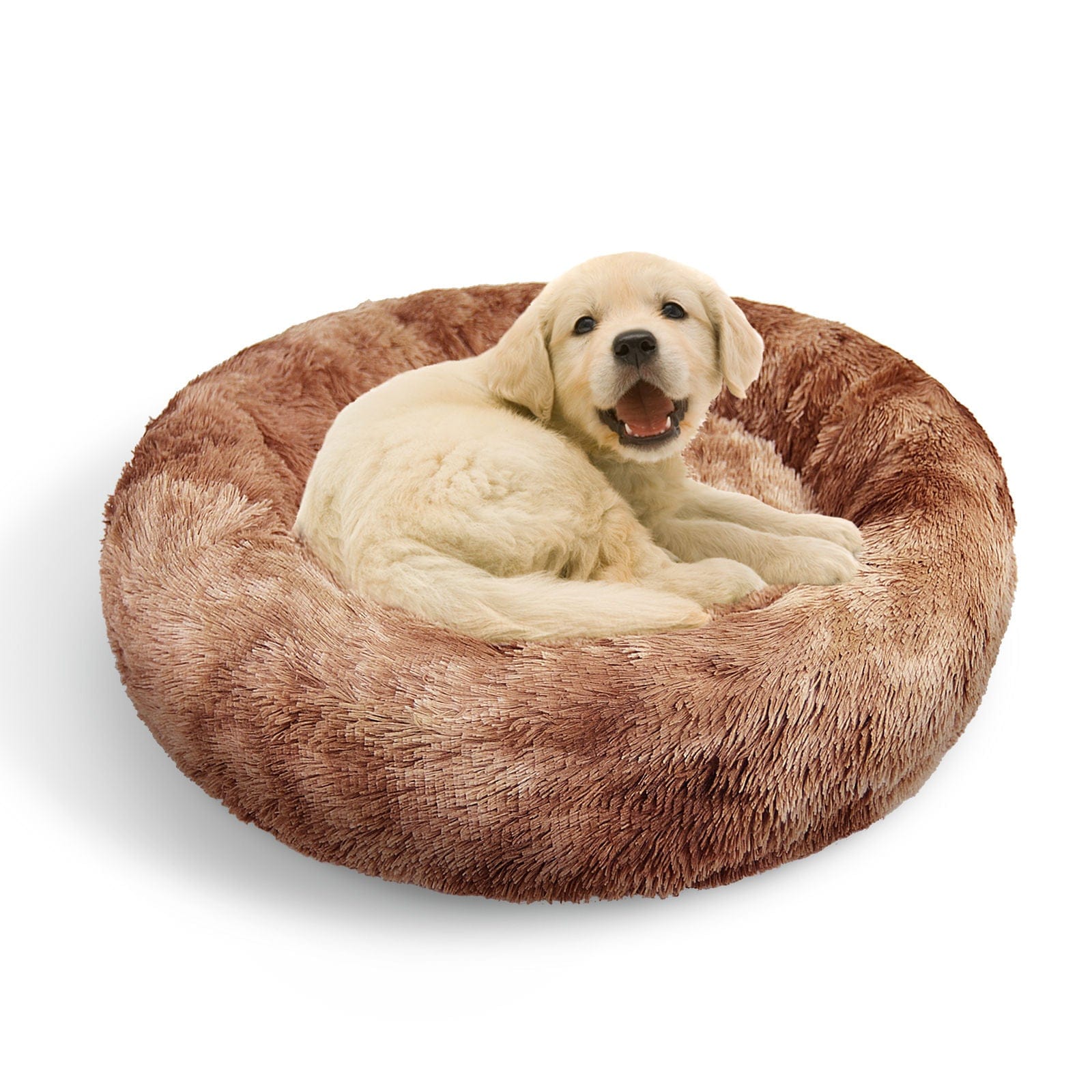 Pawfriends Cat Bed Pawfriends Dog Cat Pet Calming Bed Warm Soft Plush Round Nest Comfy Sleeping Kennel Cave AU