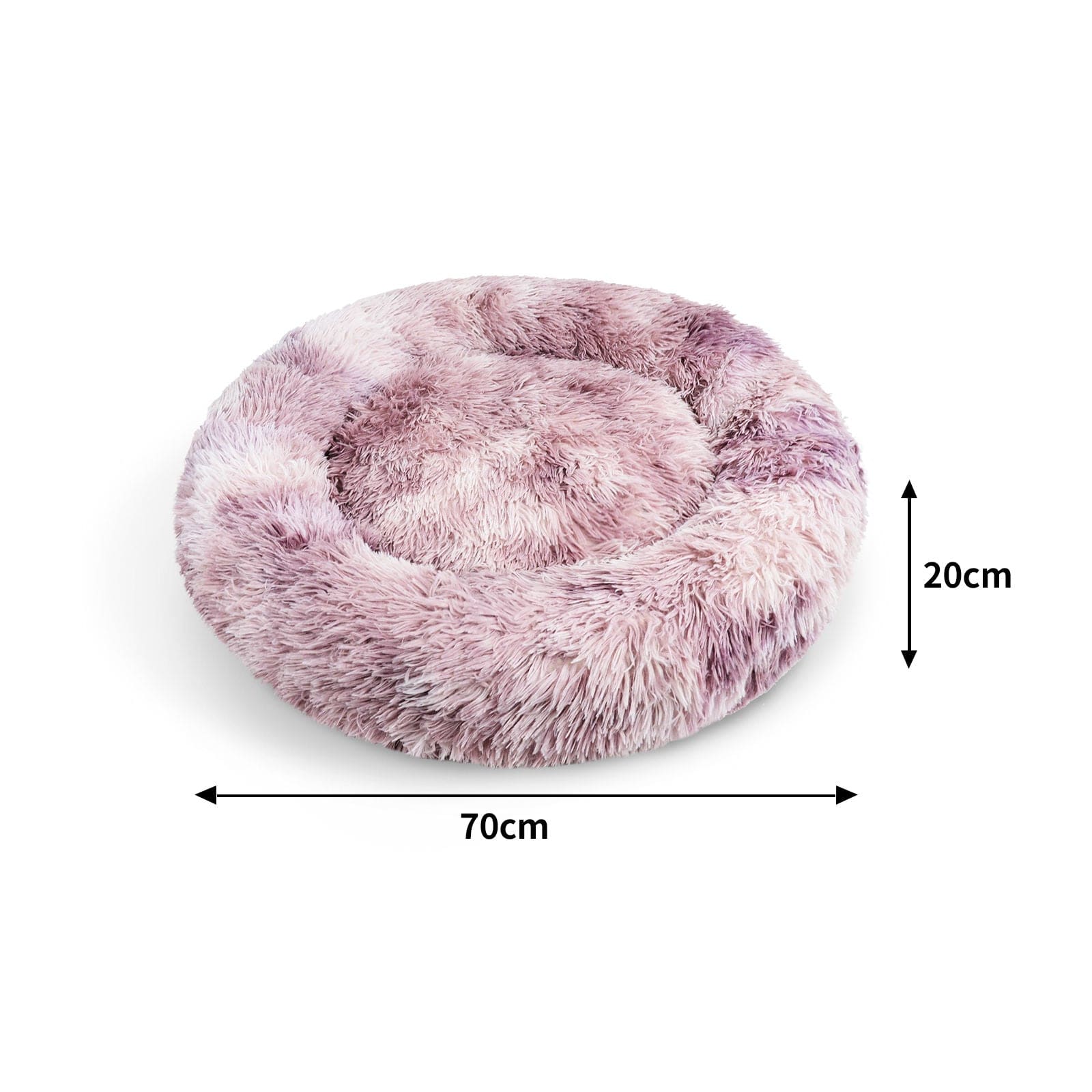 Pawfriends Cat Bed Pawfriends Dog Pet Cat Calming Bed Beds Large Mat Comfy Puppy Fluffy Donut Cushion Plush 70