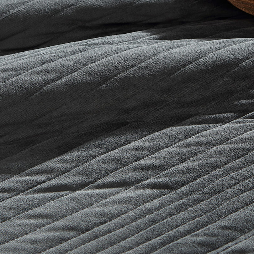 Private Collection BARLOW SLATE QUILT COVER SET Private Collection