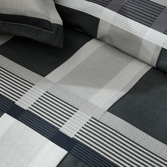 Private Collection CONRAD SILVER QUILT COVER SET Private Collection