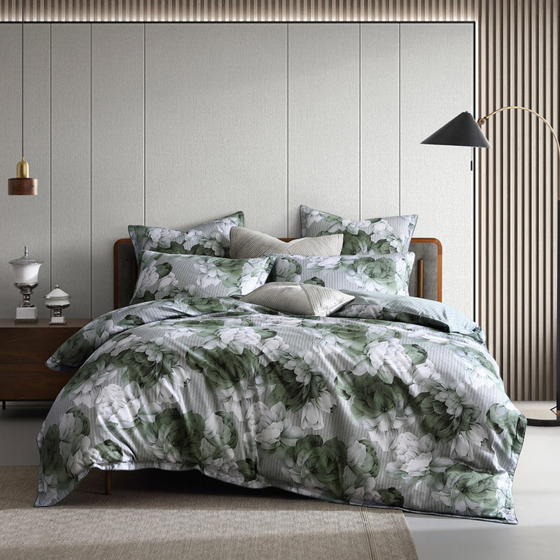 Private Collection HAILEY SAGE QUILT COVER SET Private Collection