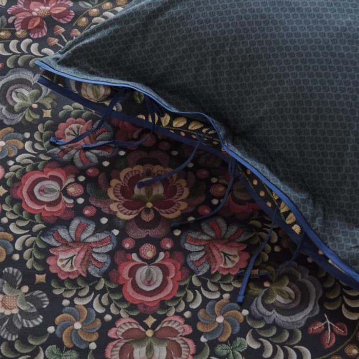 Pip Studio Quilt Cover Pip Studio Il Ricamo Dark Blue Quilt Cover Set