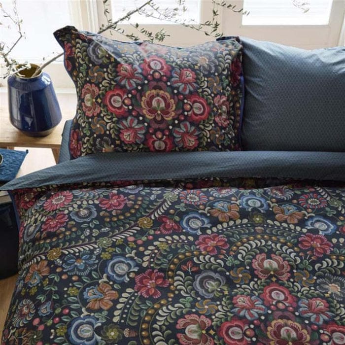 Pip Studio Quilt Cover Pip Studio Il Ricamo Dark Blue Quilt Cover Set