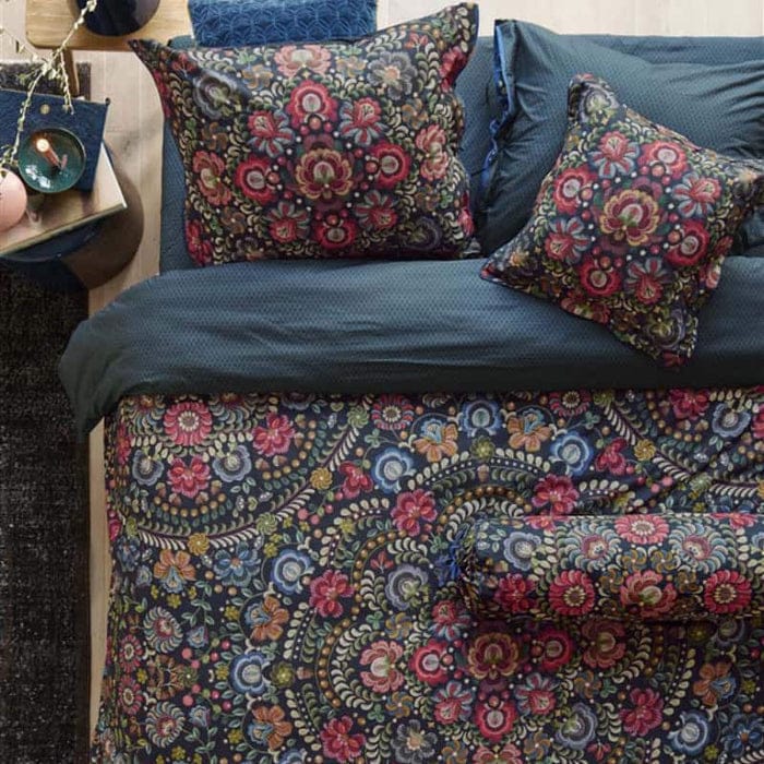 Pip Studio Quilt Cover Pip Studio Il Ricamo Dark Blue Quilt Cover Set