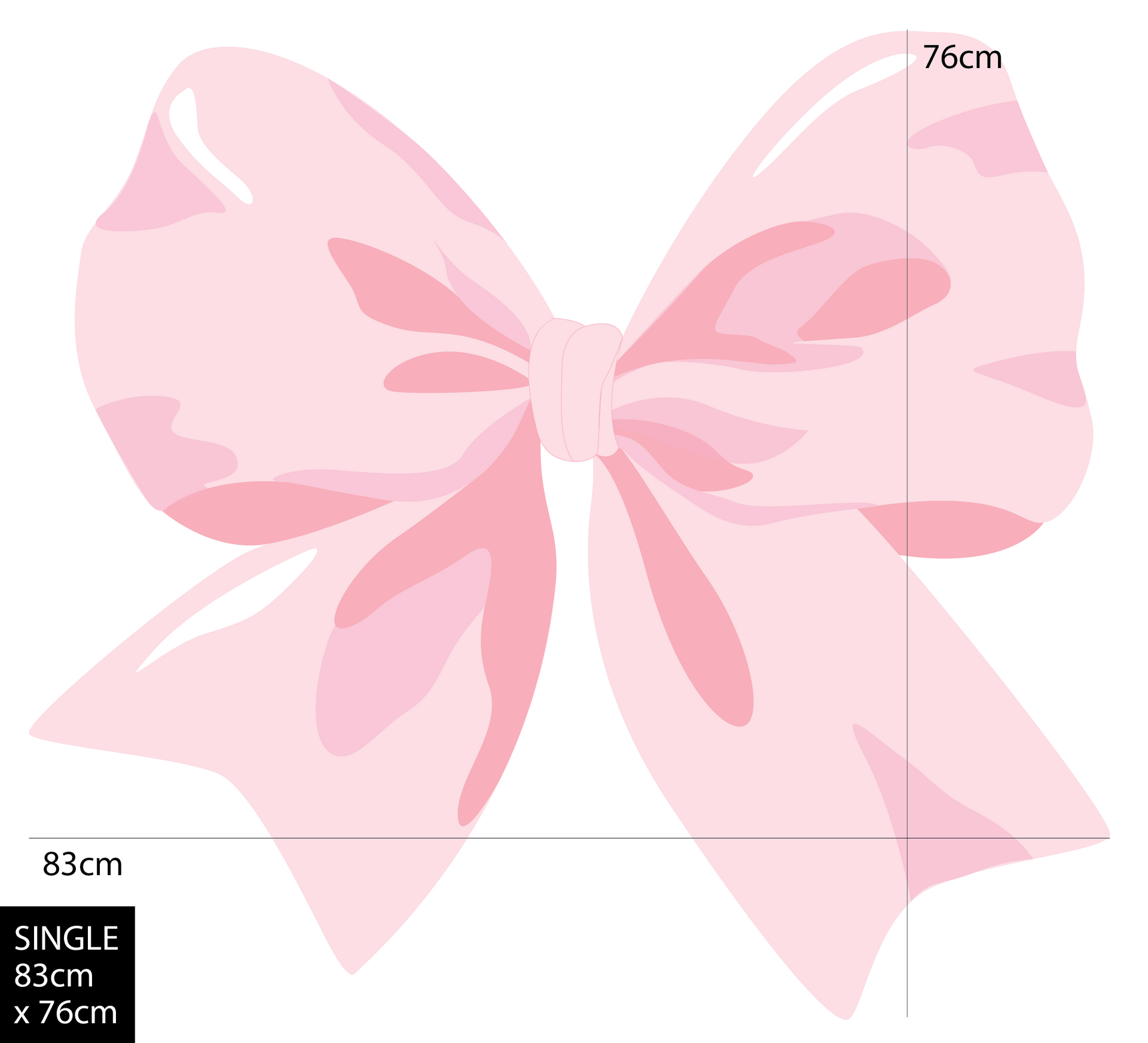 Polka Art Wall Decal Bows