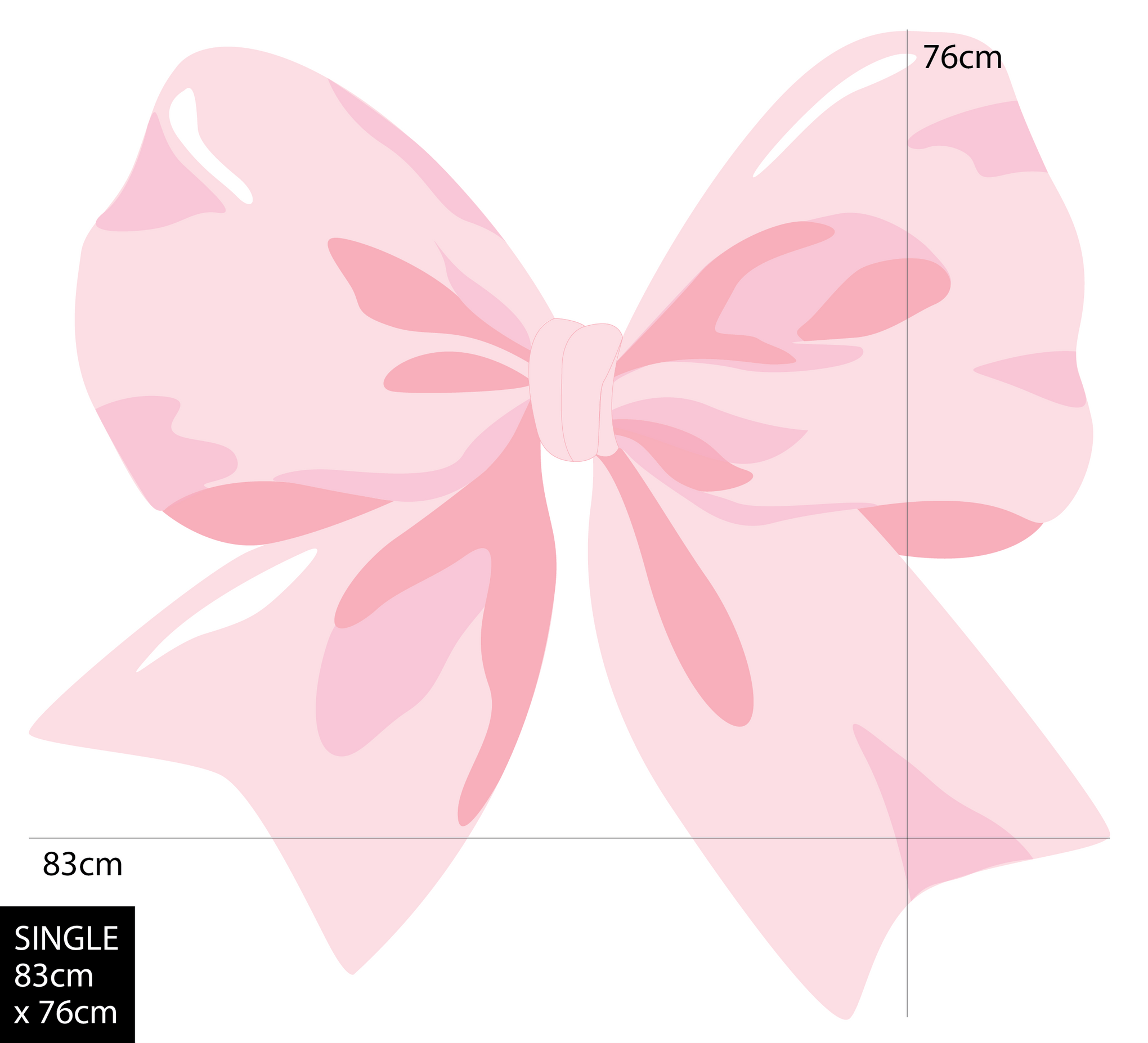 Polka Art Wall Decal Bows