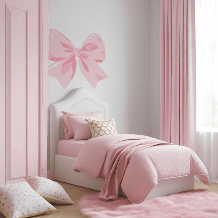 Polka Art Wall Decal Bows