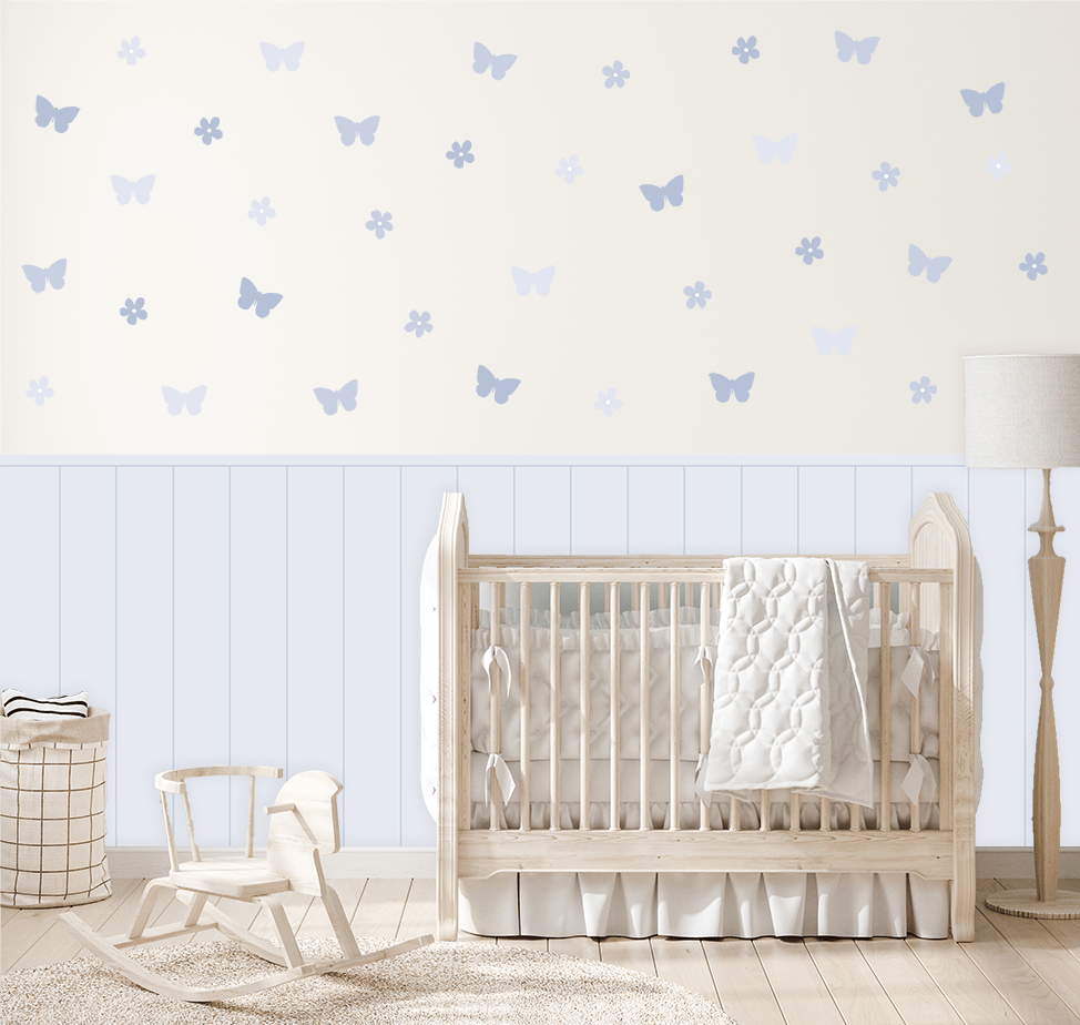 Polka Art Wall Decal Medium Pack Dreamy Butterflies