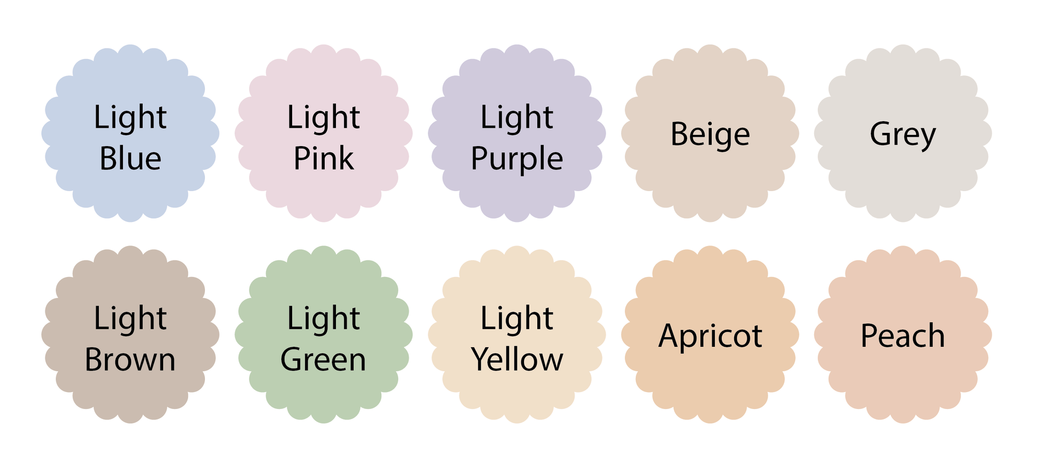 Polka Art Wall Decal Scallop Arch Wall Decals