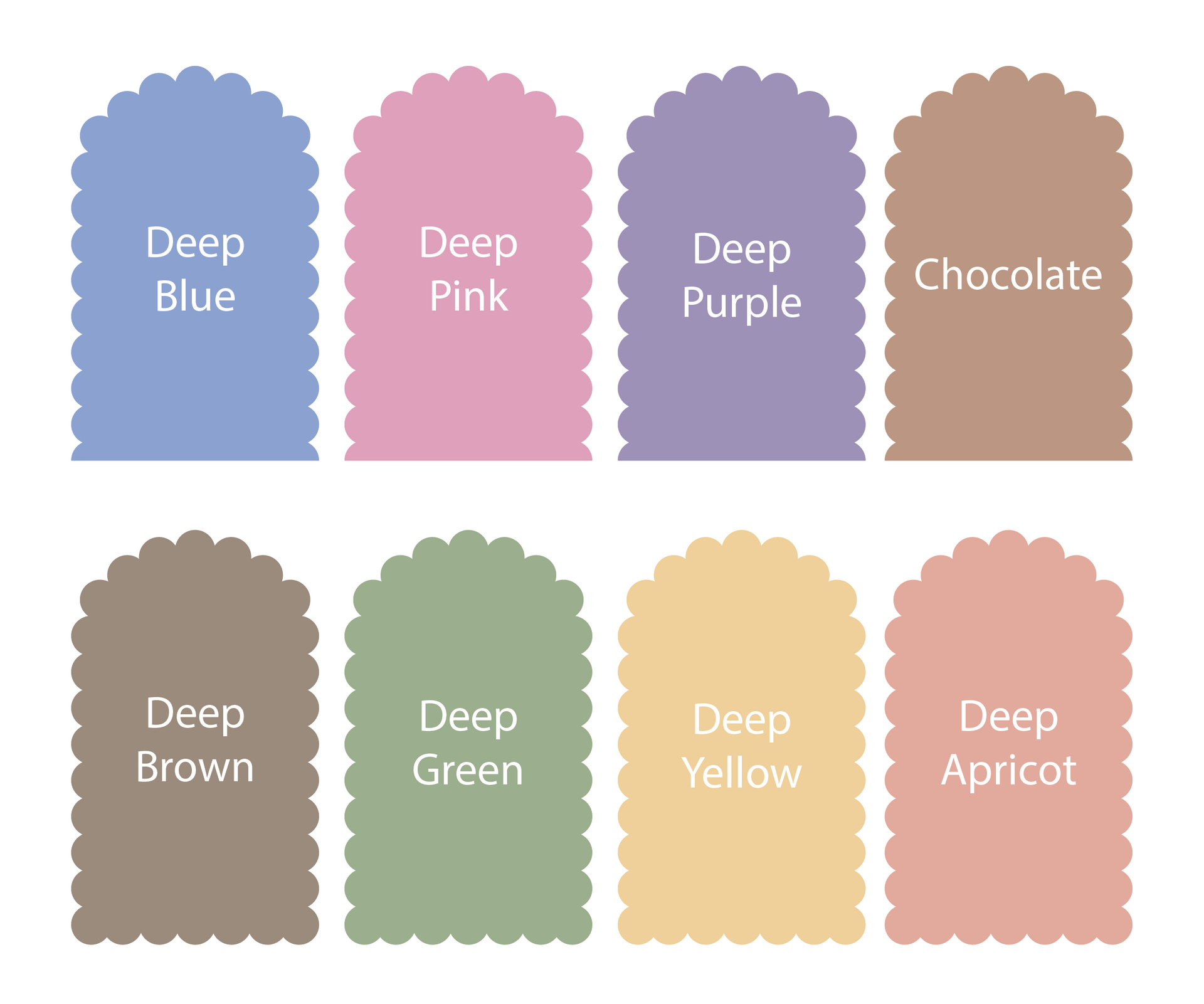 Polka Art Wall Decal Scallop Arch Wall Decals