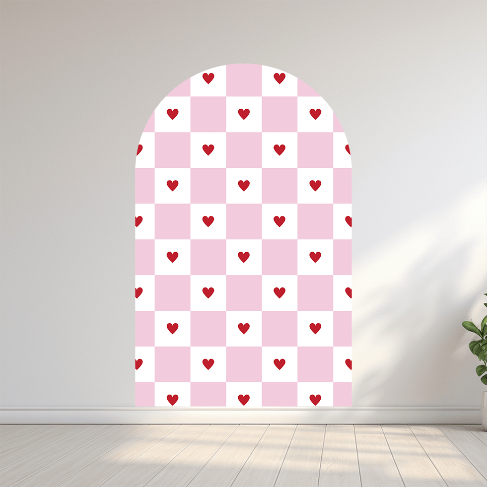 Polka Art Wall Decal Valentine's Arches