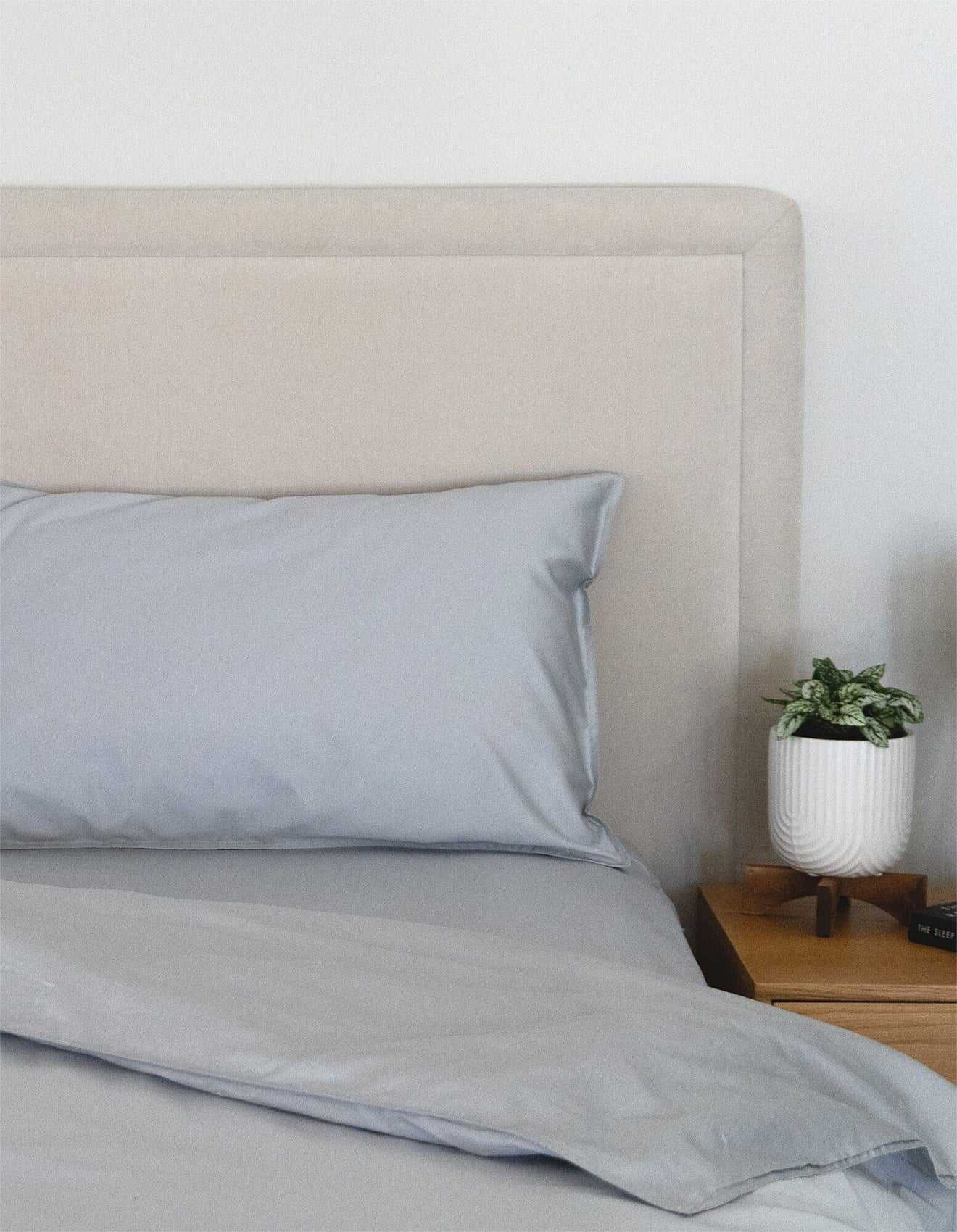 Protect A Bed Quilt Cover Cumulus Cotton Quilt Cover Set Silver