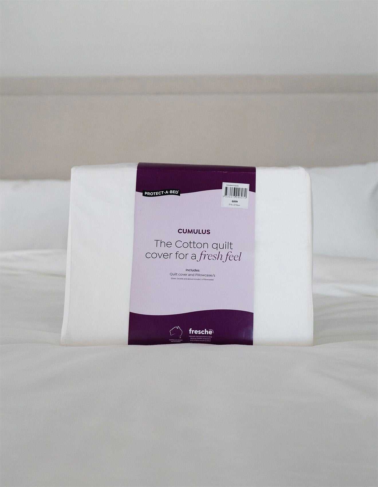 Protect A Bed Quilt Cover Cumulus Cotton Quilt Cover Set White