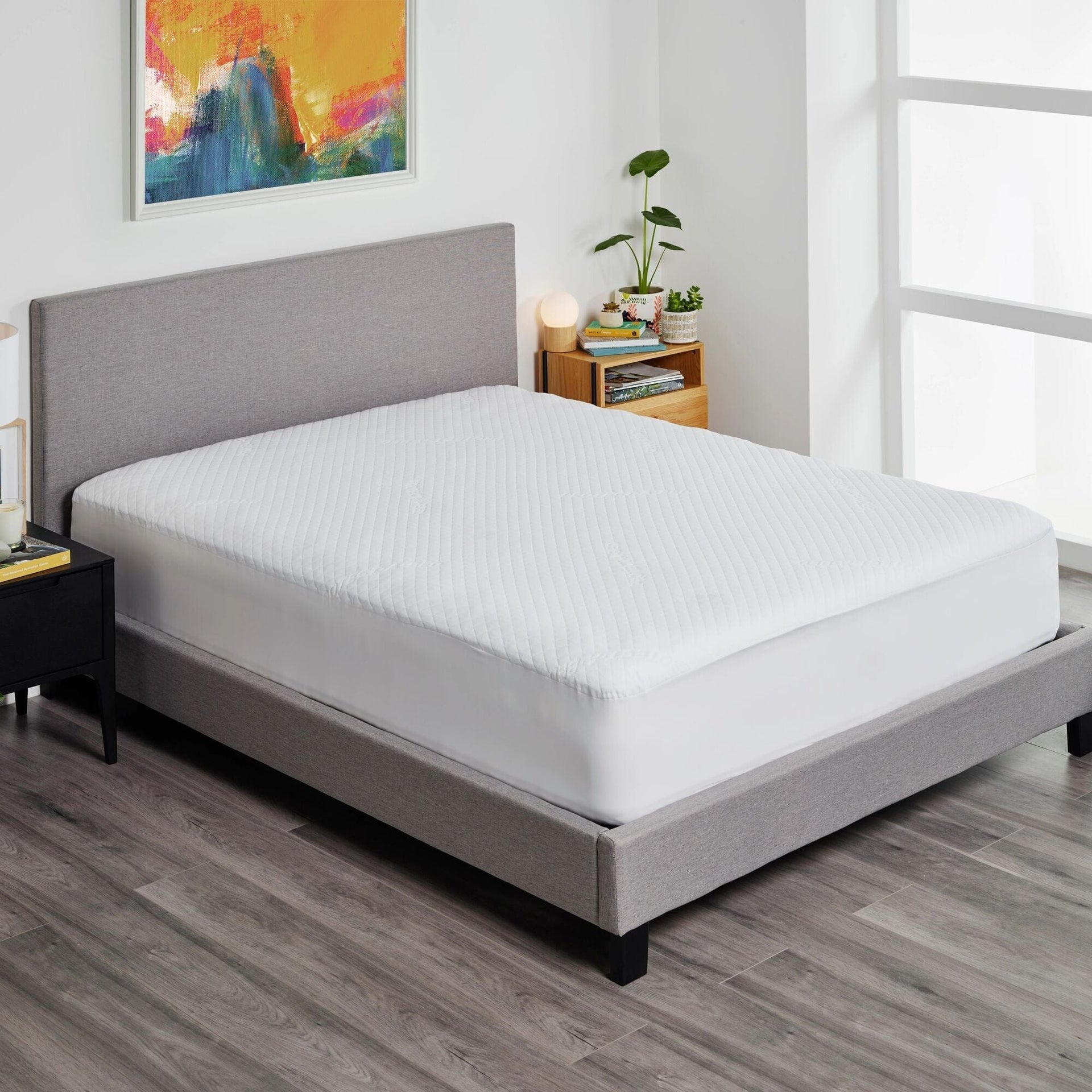 Protect A Bed Mattress Protector Protect A Bed Serenity Dynatex™ Fleece Fitted Waterproof Sleep Protectors