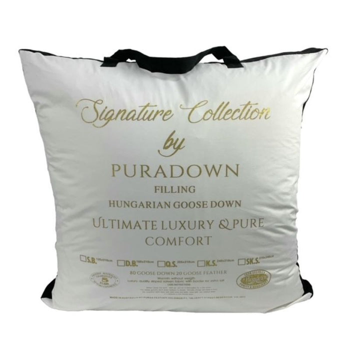 Puradown SIGNATURE Hungarian 80% Goose Down 20% Goose Feather Quilt Puradown