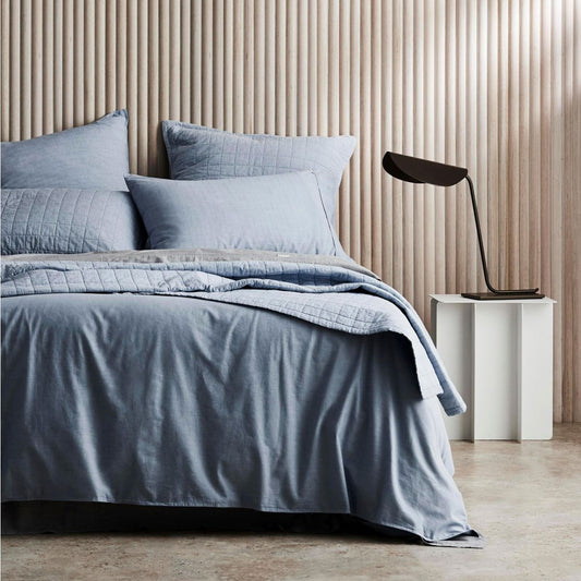 Sheridan Reilly Quilt Cover Full Set - Carbon - All Accessories Included