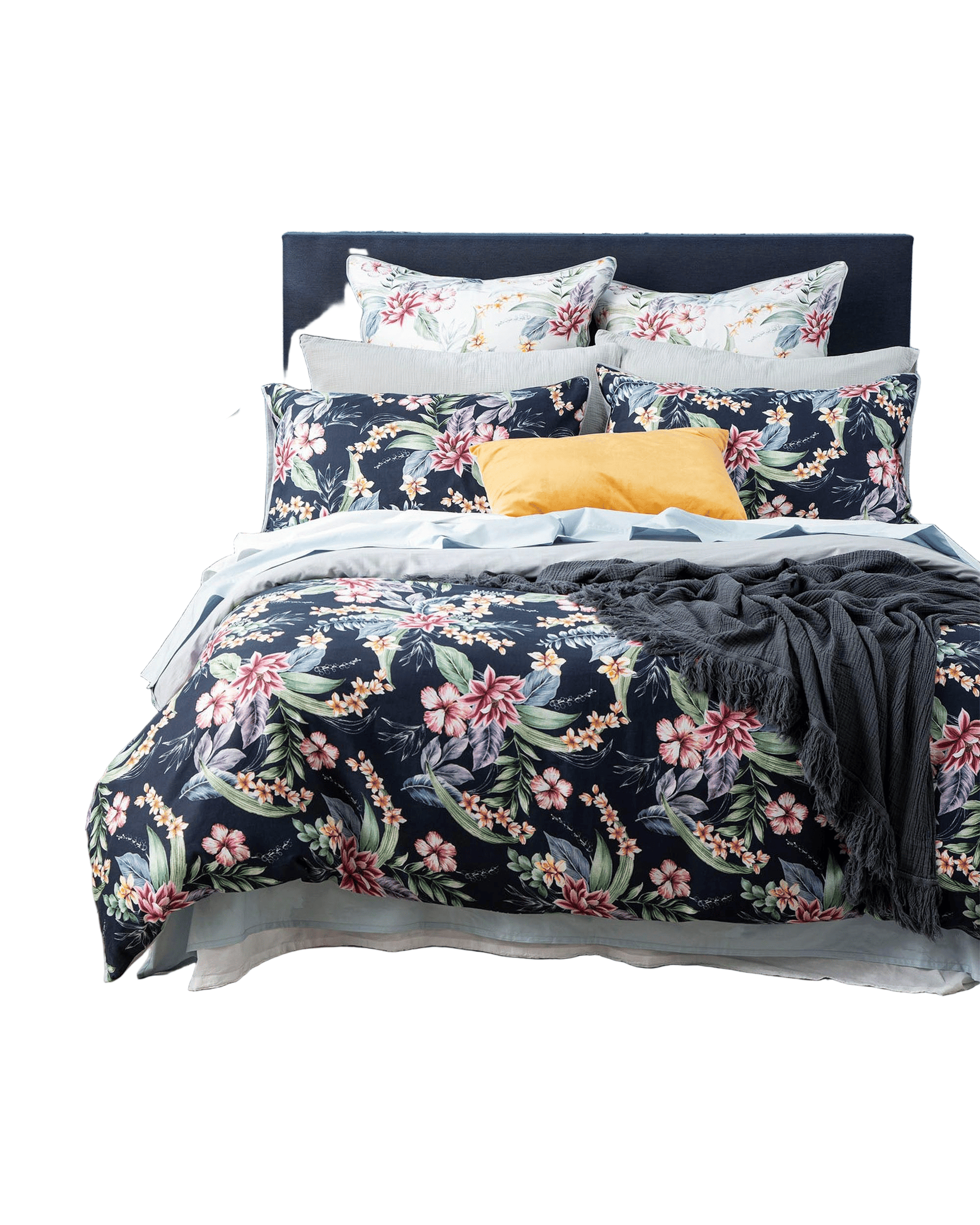 Renee Taylor Quilt Cover 300 TC Cotton Reversible Quilt cover Set - Sophie