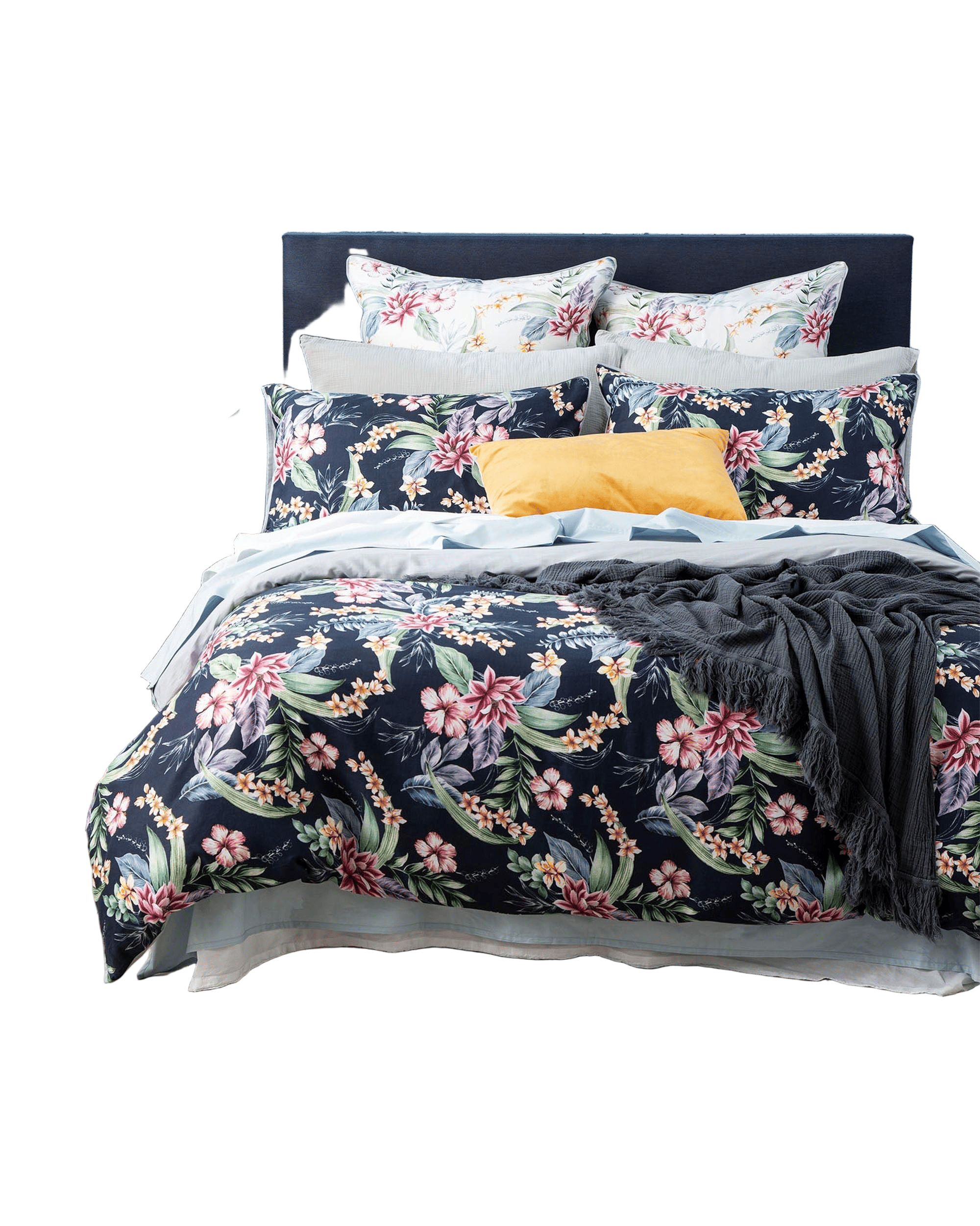 Renee Taylor Quilt Cover 300 TC Cotton Reversible Quilt cover Set - Sophie