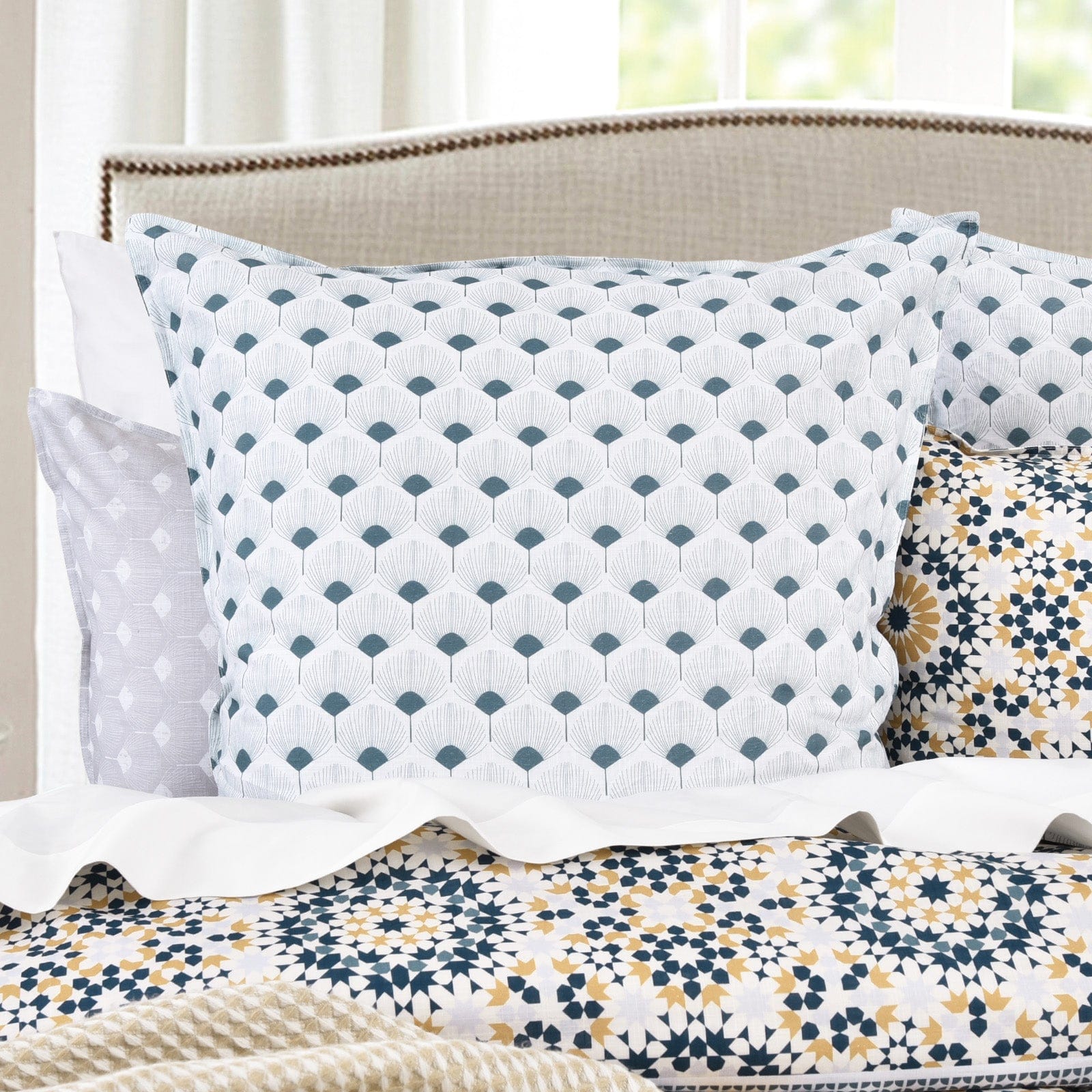 Renee Taylor Quilt Cover 300 TC Cotton Reversible Quilt Cover Sets - Benitta