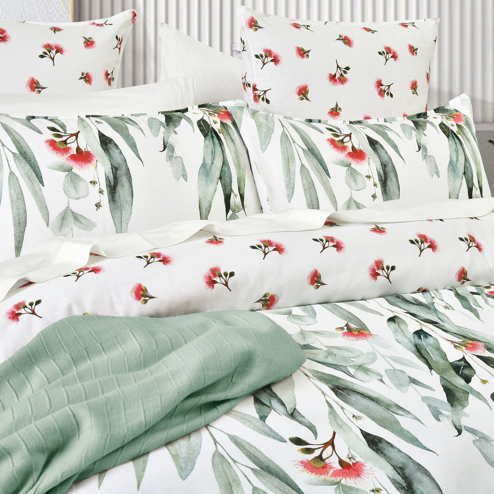 Renee Taylor Quilt Cover 300 TC Cotton Reversible Quilt Cover Sets - Mallees