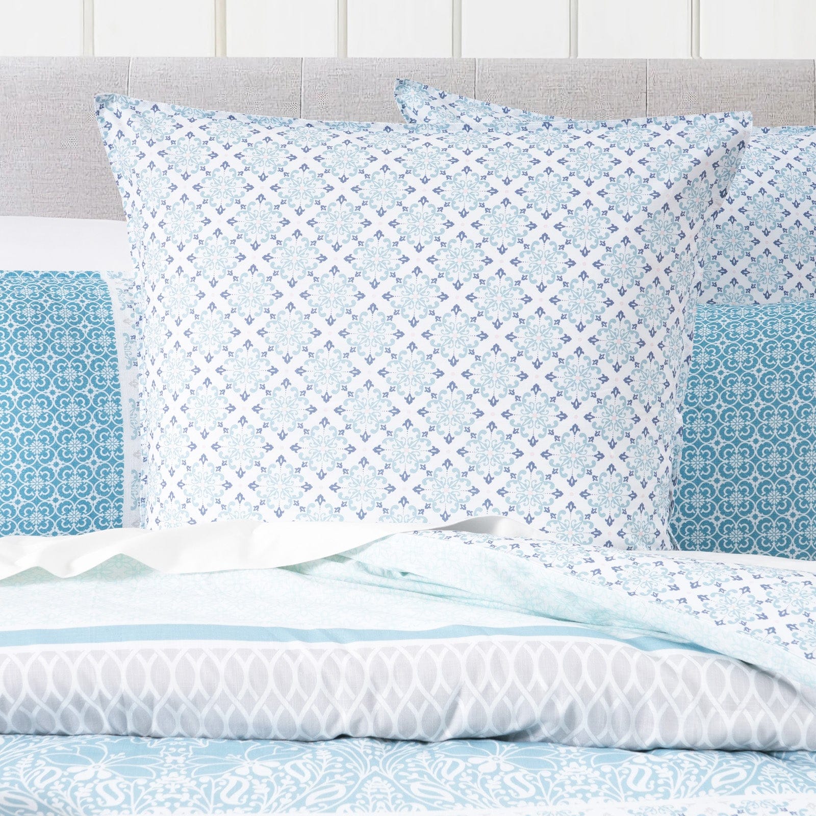 Renee Taylor Quilt Cover 300 TC Cotton Reversible Quilt Cover Sets - Margot