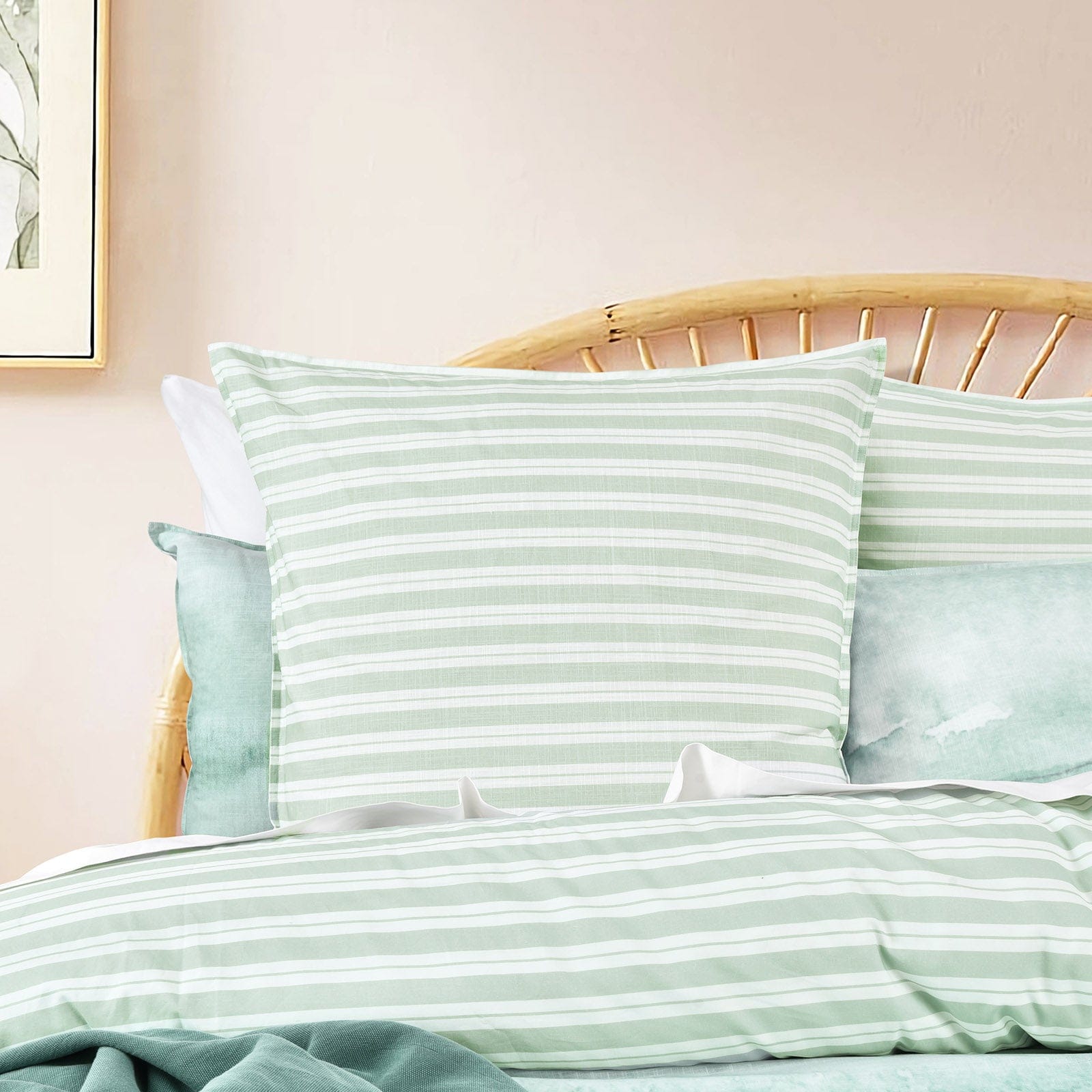 Renee Taylor Quilt Cover 300 TC Cotton Reversible Quilt Cover Sets - Terrain
