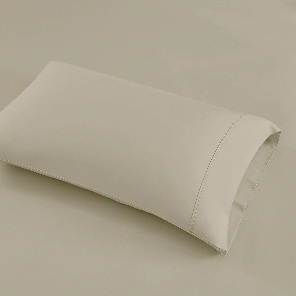 Renee Taylor Bed Sheets 700 TC Tencel Lyocell Fibre & Cotton Sheet Set - Bone