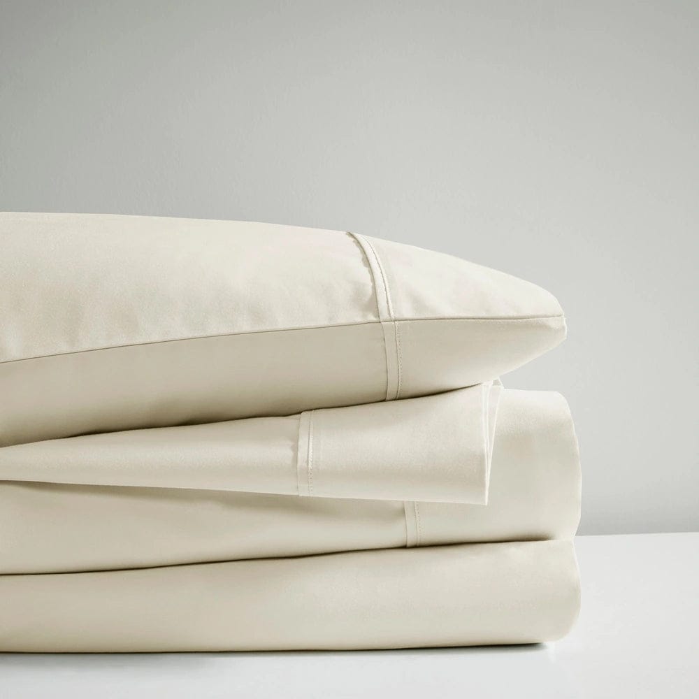 Renee Taylor Bed Sheets 700 TC Tencel Lyocell Fibre & Cotton Sheet Set - Ivory