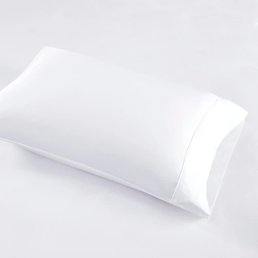 Renee Taylor Bed Sheets 700 TC Tencel Lyocell Fibre & Cotton Sheet Set - WHITE
