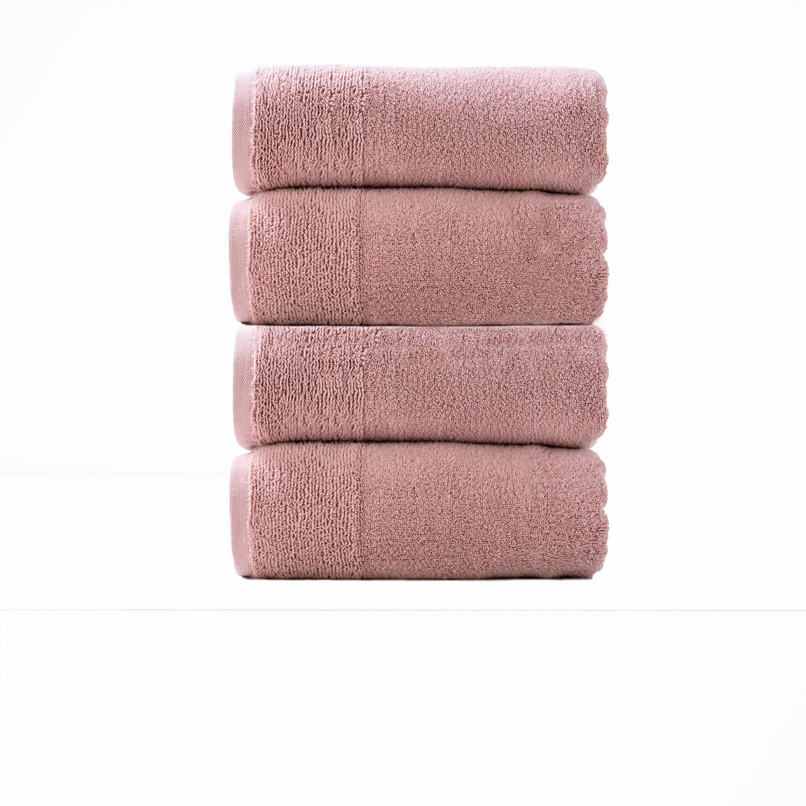Renee Taylor Bathroom Towel Sets Aireys 650 GSM Zero Twist 4 Piece Bath Towel Cherwood