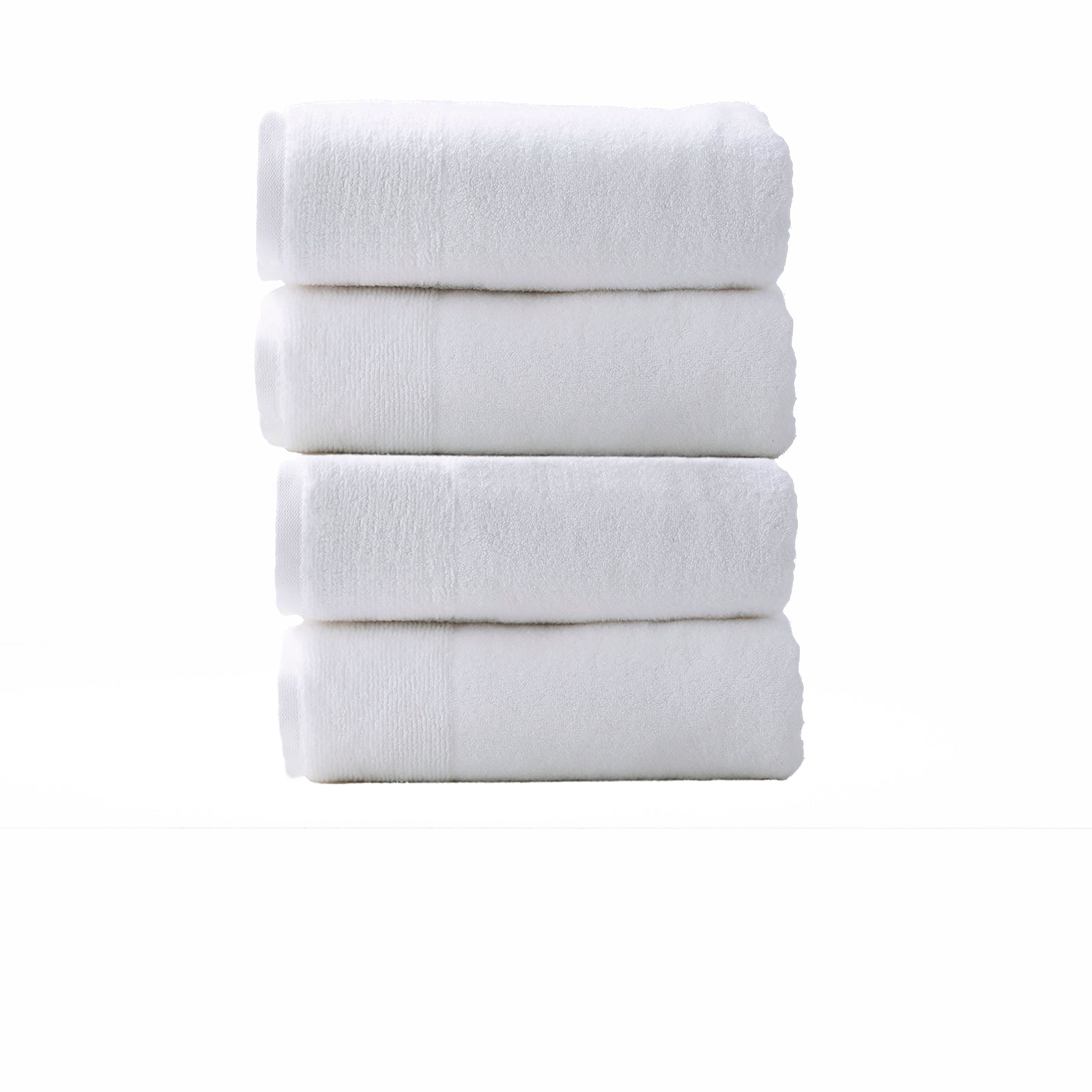 Renee Taylor Bathroom Towel Sets Aireys 650 GSM Zero Twist 4 Piece Bath Towel Snow