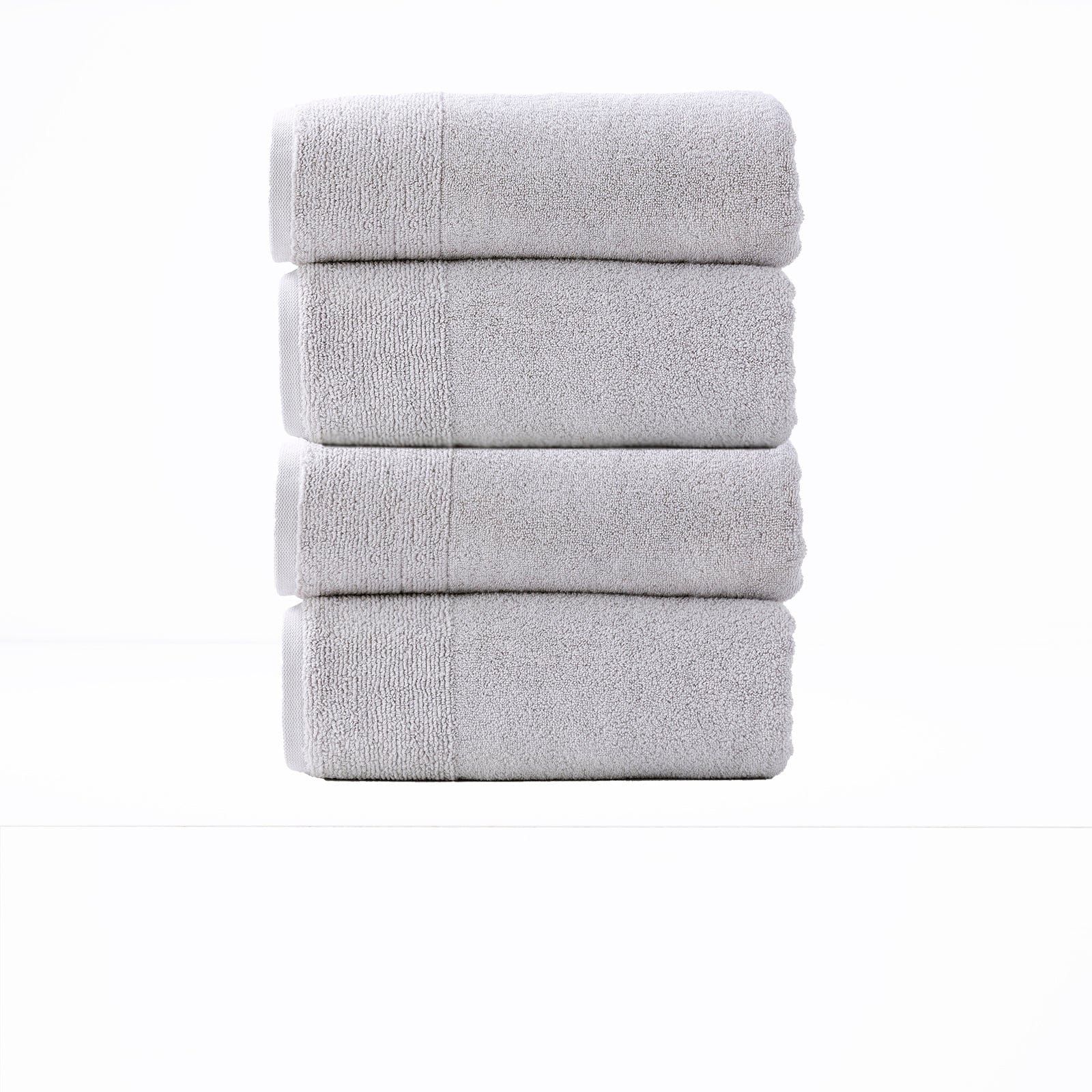 Renee Taylor Bathroom Towel Sets Aireys 650 GSM Zero Twist 4 Piece Bath Towel Vapour