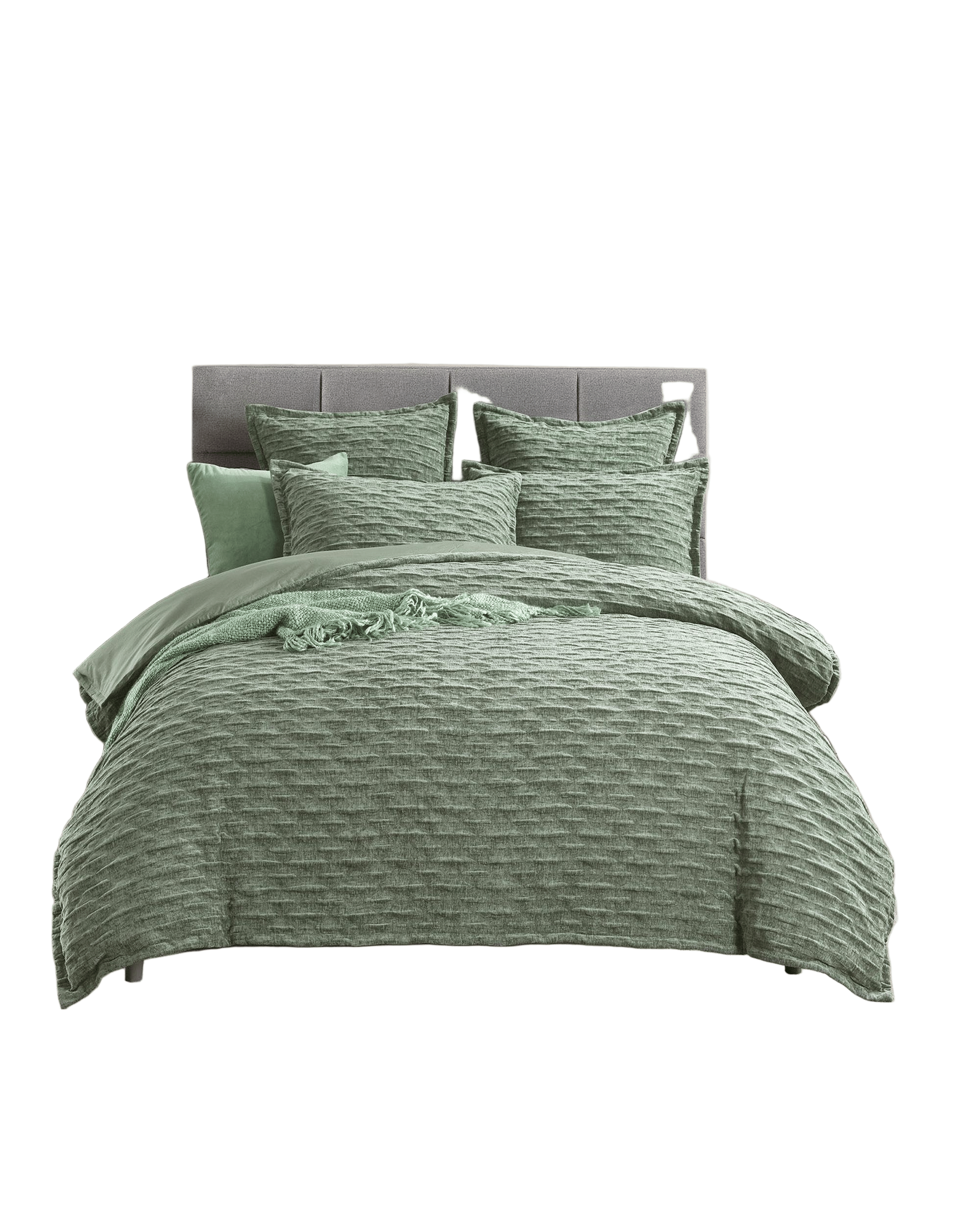 Renee Taylor Quilt Cover Atlantis Jacquard Quilt Cover Set - Junpier