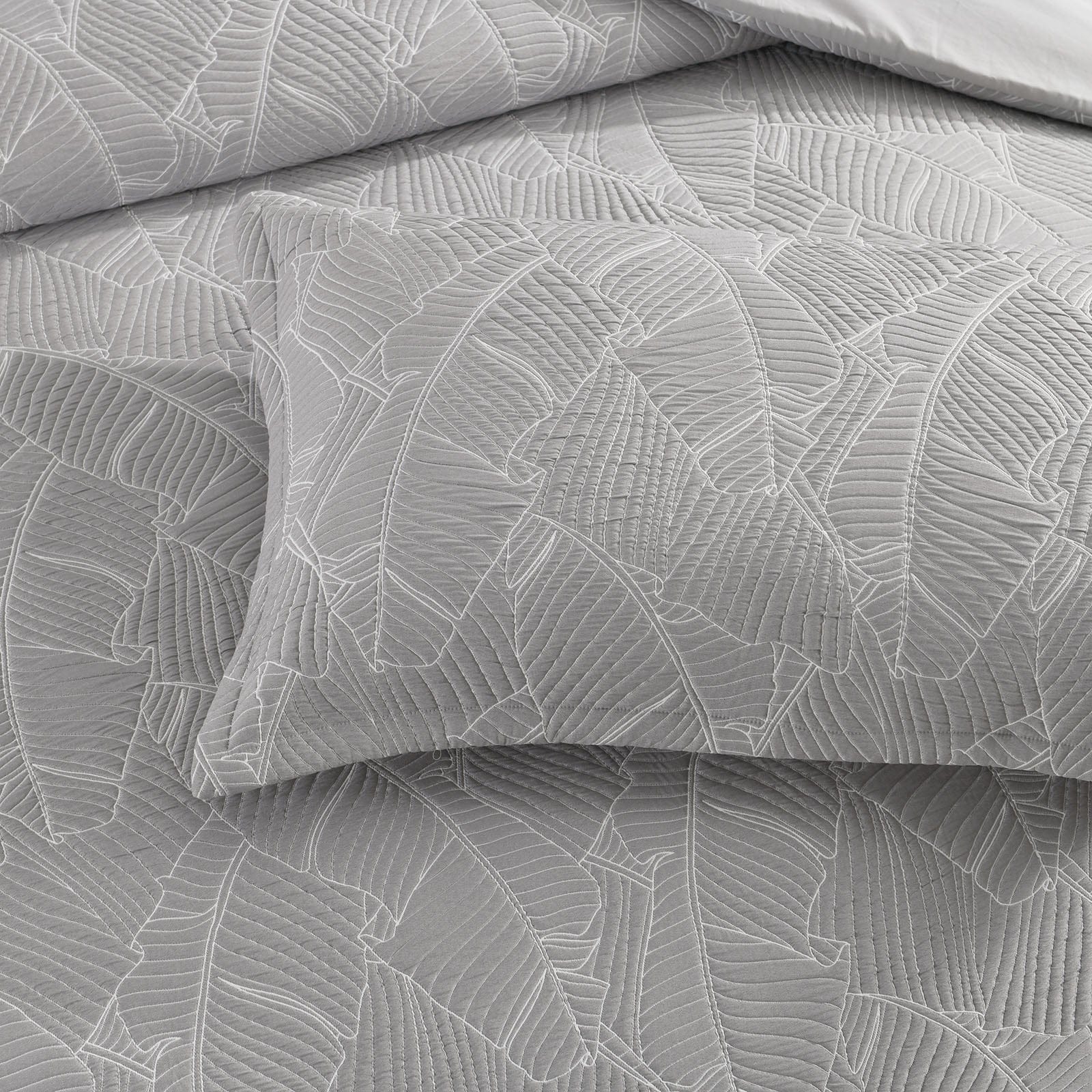 Renee Taylor Quilt Cover Bengali Jacquard Quilt cover Set - Silver