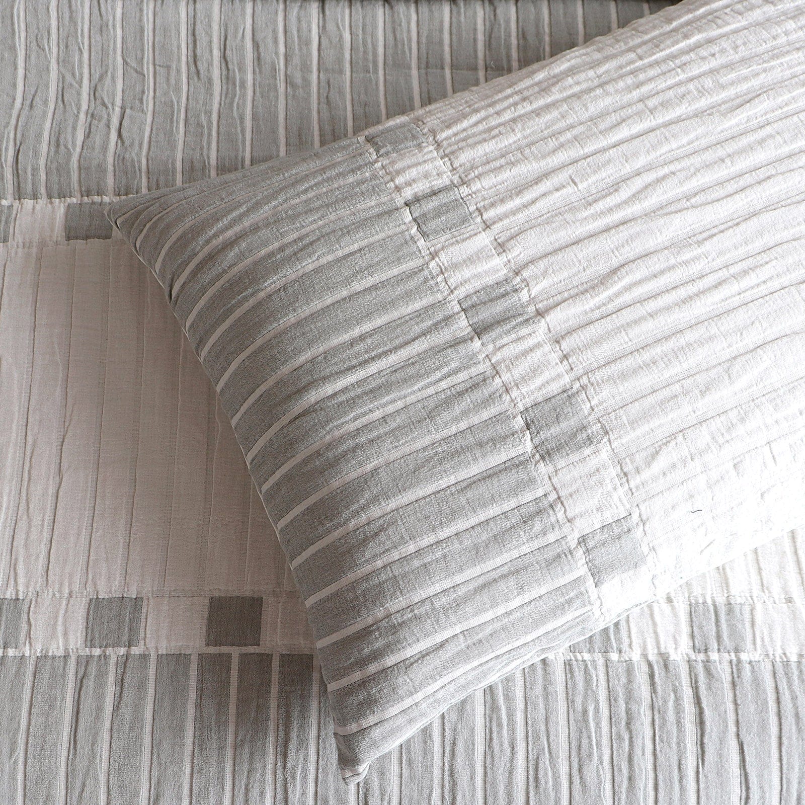 Renee Taylor Quilt Cover Brooks Jacquard Yarn Dye Quilt Cover Set