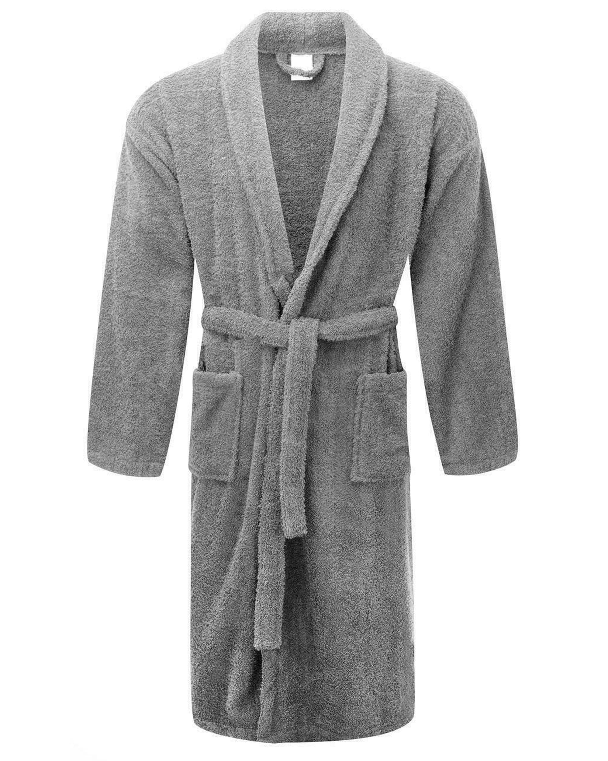 Renee Taylor Pajamas Chalet Quick Dry Terry Cotton Bath Robes - FOSSIL