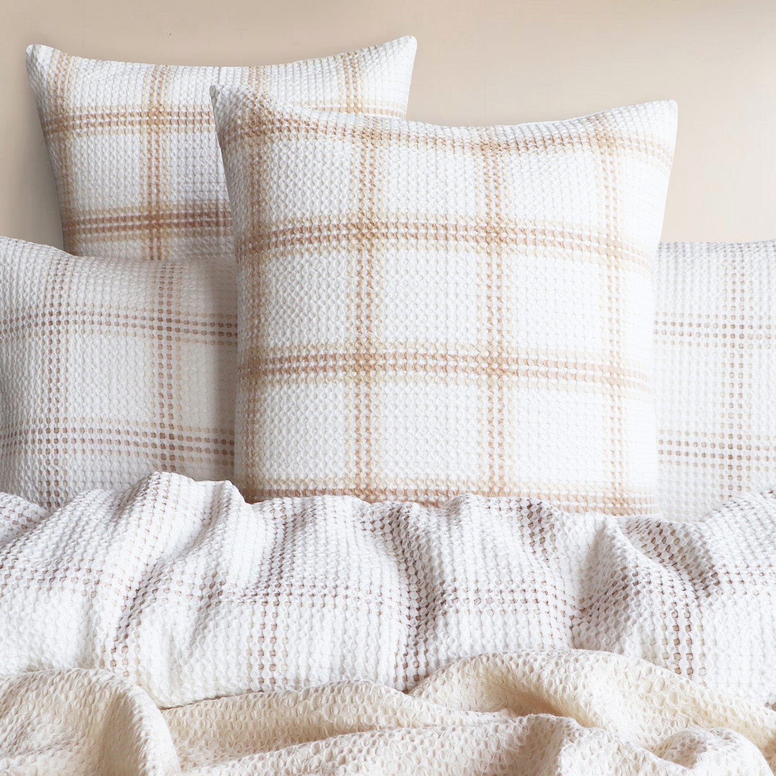 Renee Taylor Quilt Cover Cohen Yarn Dye Waffle Quilt Cover Set