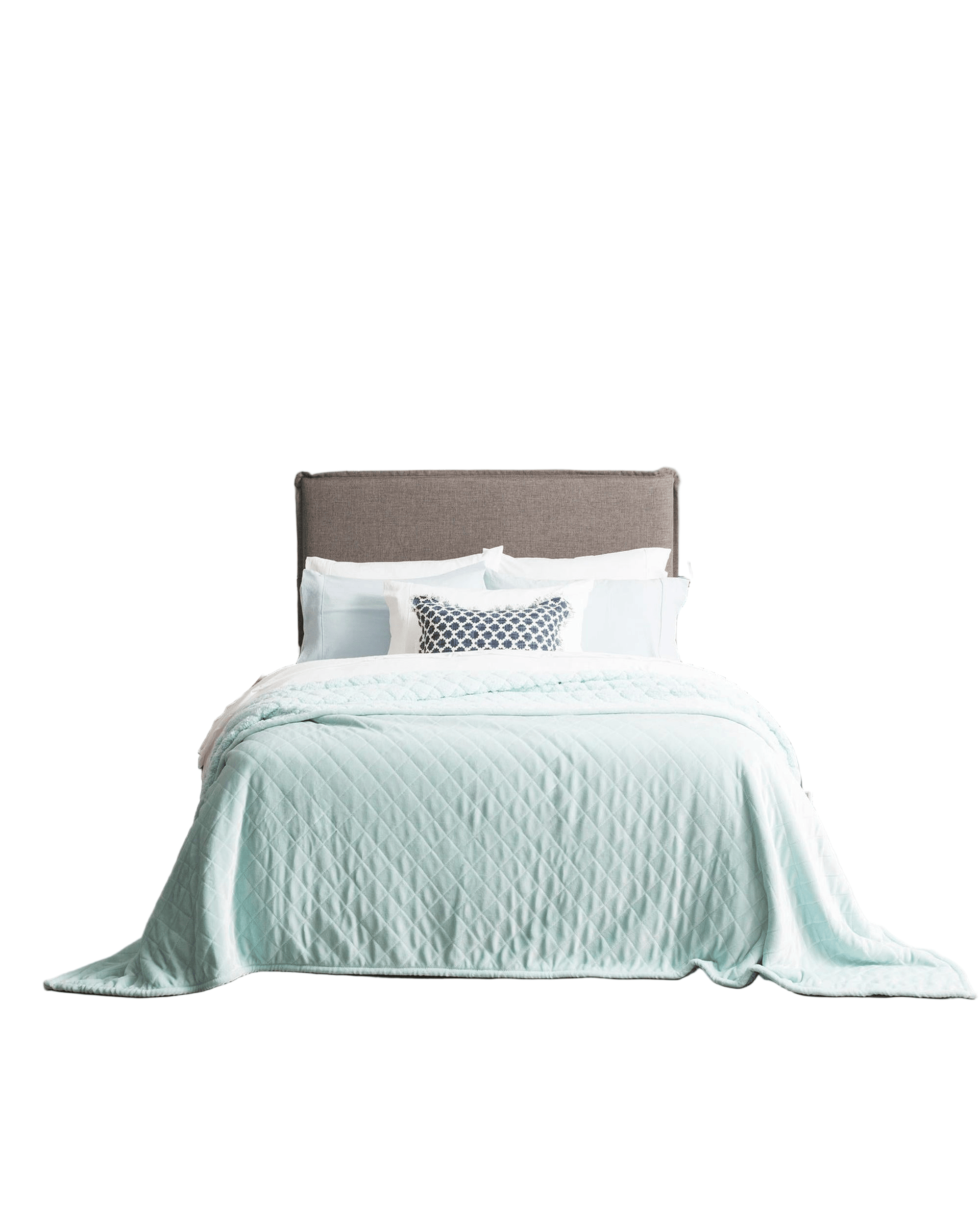 Renee Taylor Blanket Heston 480 GSM Ultra Soft Velvet Sherpa Blanket - BLUE