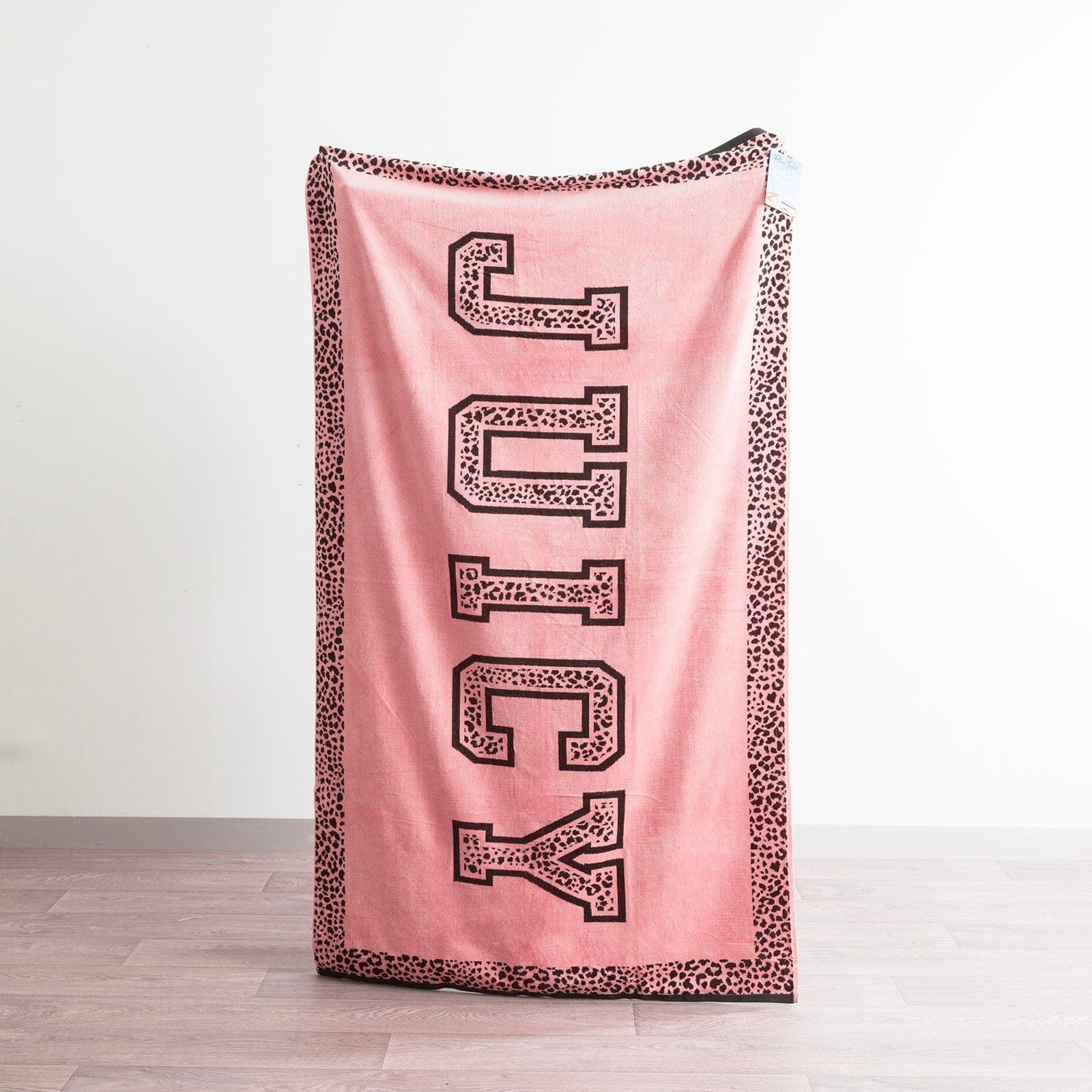 Renee Taylor Beach Towels Juicy Couture 2 Pack Jacquard Velour Large Beach Towel 100 x 180 cms