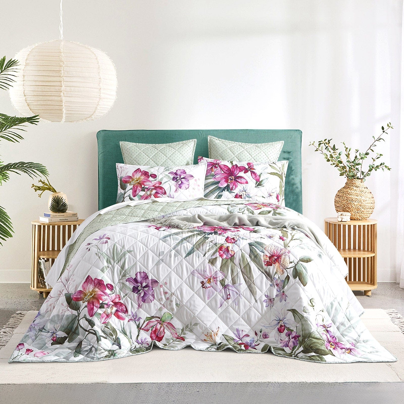 Renee Taylor Coverlet Kashmir Quilted Reversible Coverlet Set